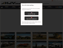 Tablet Screenshot of hjvequip.com